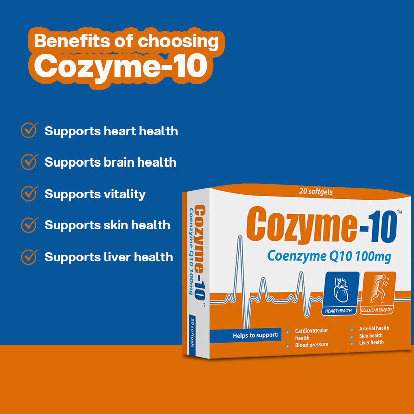Wilson’s Cozyme-10 (100 mg) - 20 Softgels