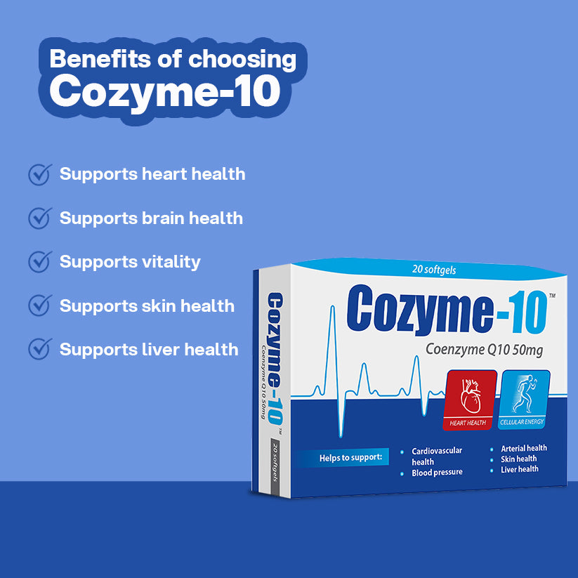 Wilson’s Cozyme-10 (50 mg) - 20 Softgels