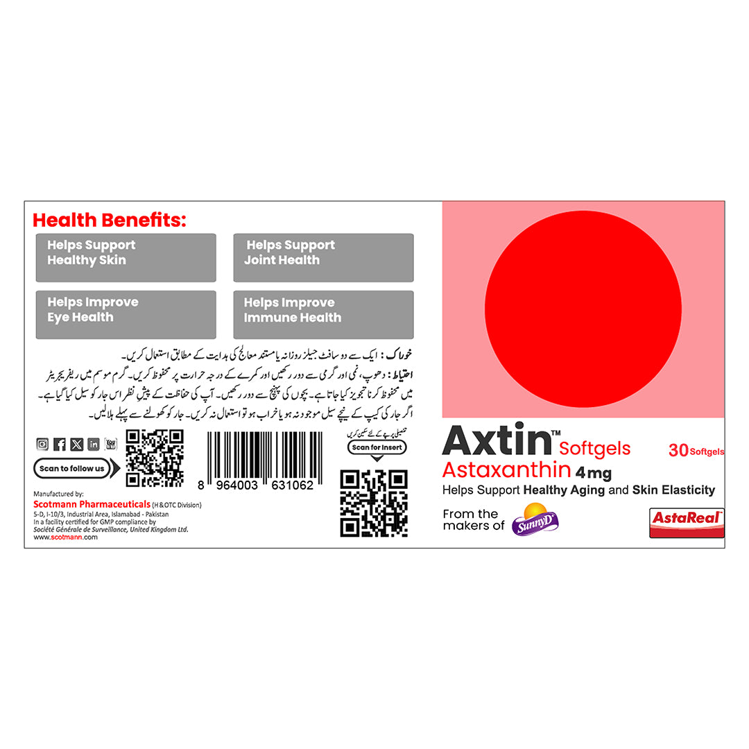 Axtin 4mg - 30 Softgels