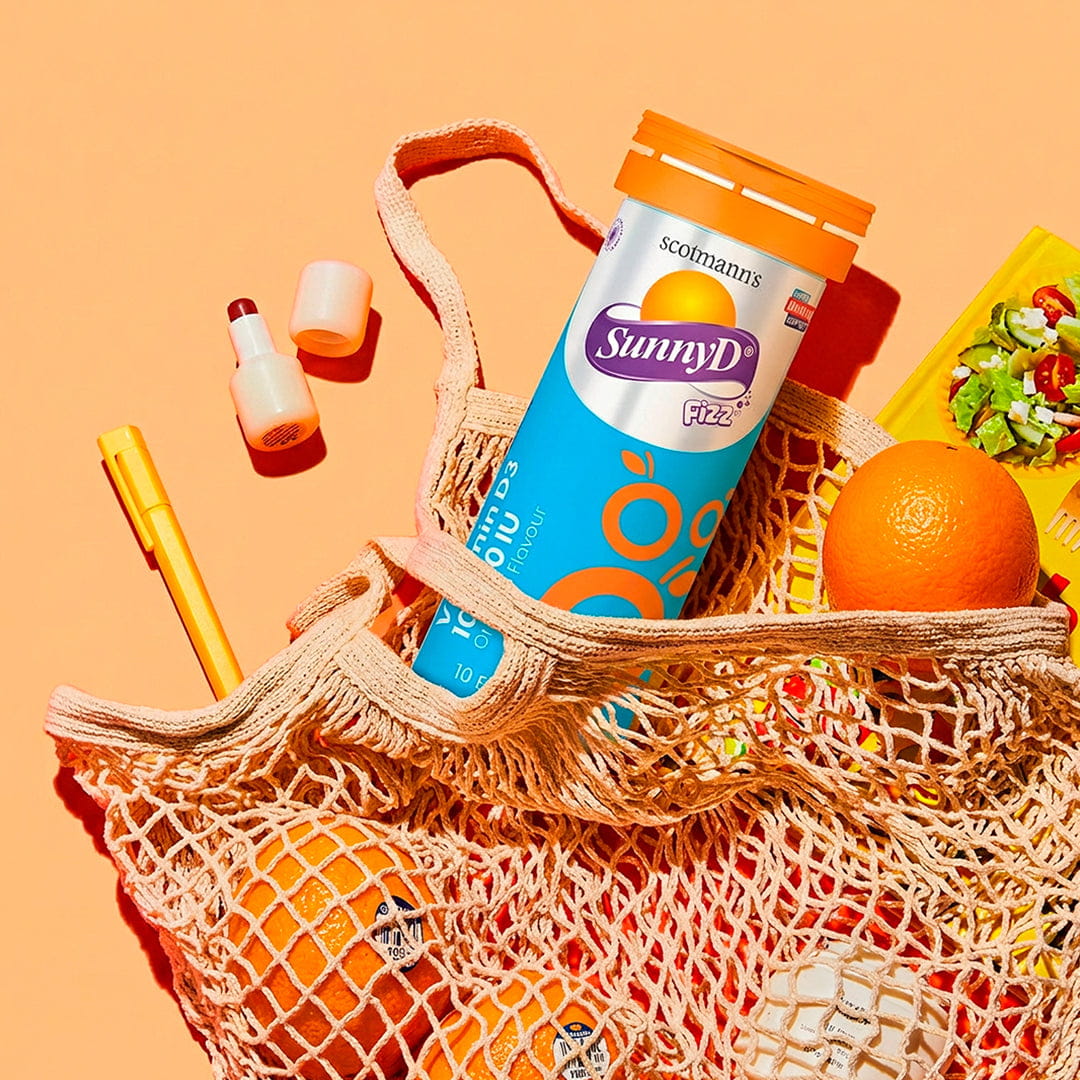 Scotmann’s SunnyD Fizz Vitamin D3 (10,000 IU) – 10 Effervescent Tablets