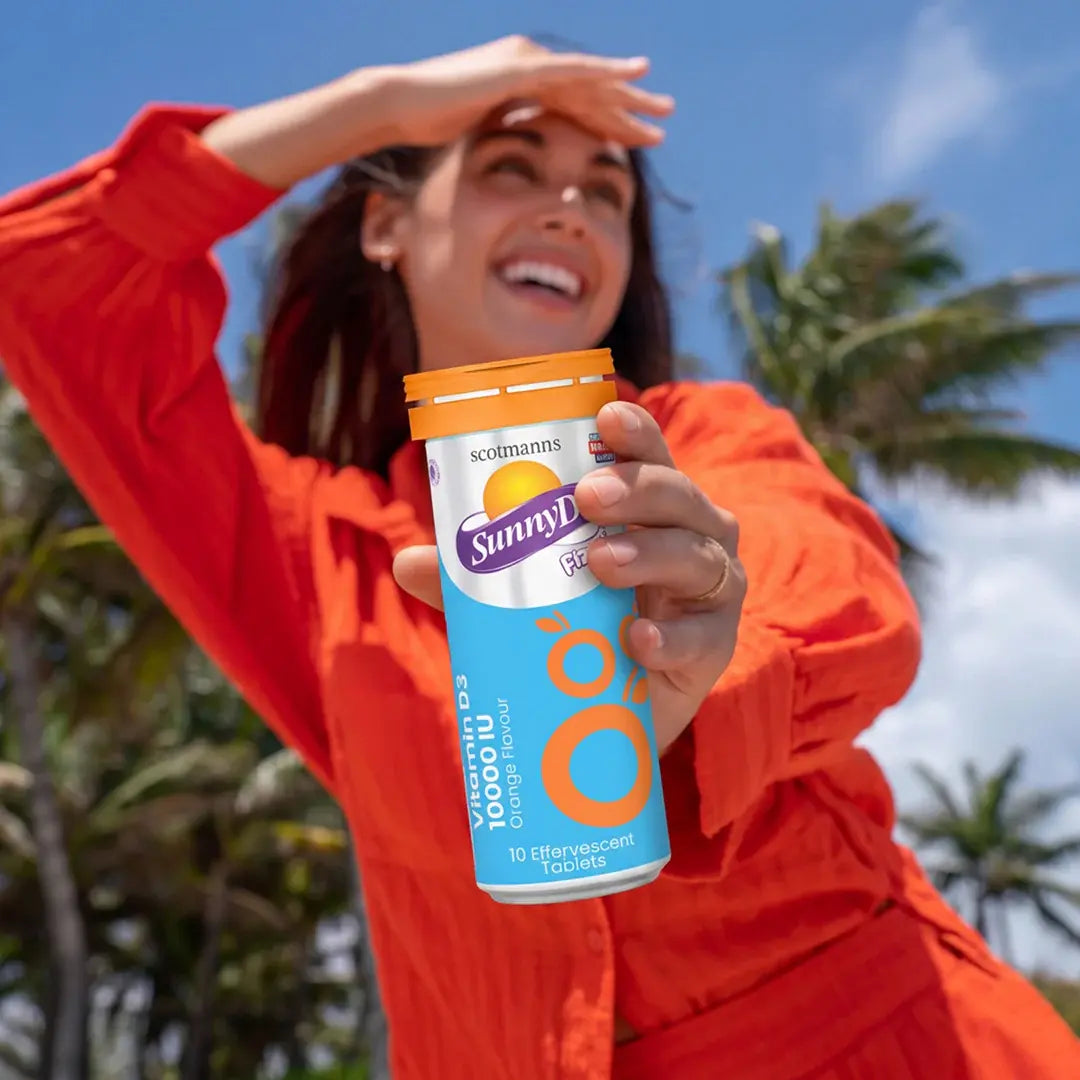 Scotmann’s SunnyD Fizz Vitamin D3 (10,000 IU) – 10 Effervescent Tablets
