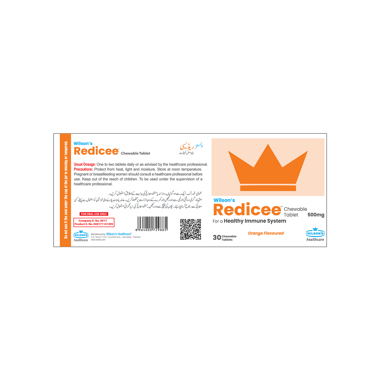 Wilson’s Redicee - 30 Chewable Tablets