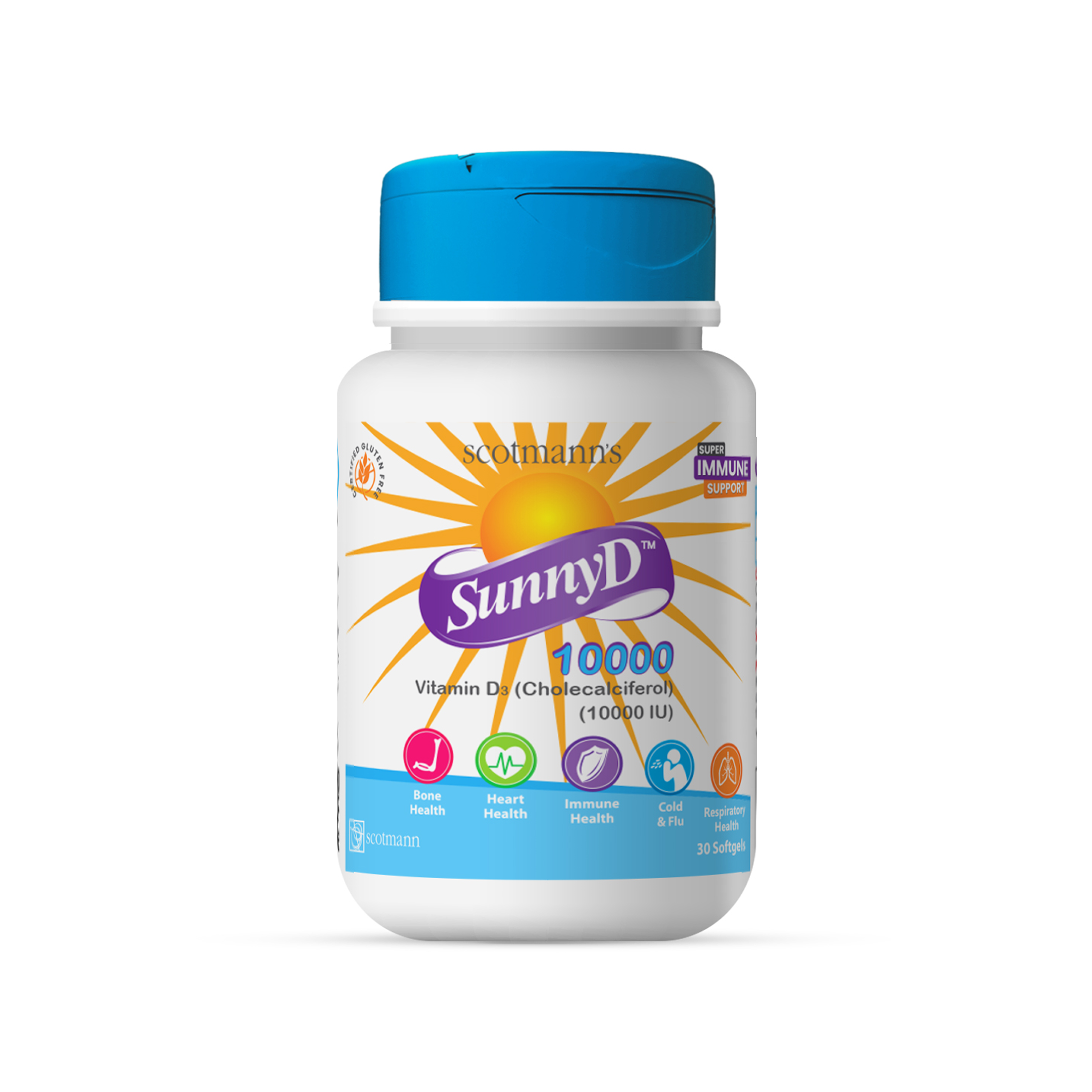 Scotmann’s SunnyD 10000IU - 30 Softgels