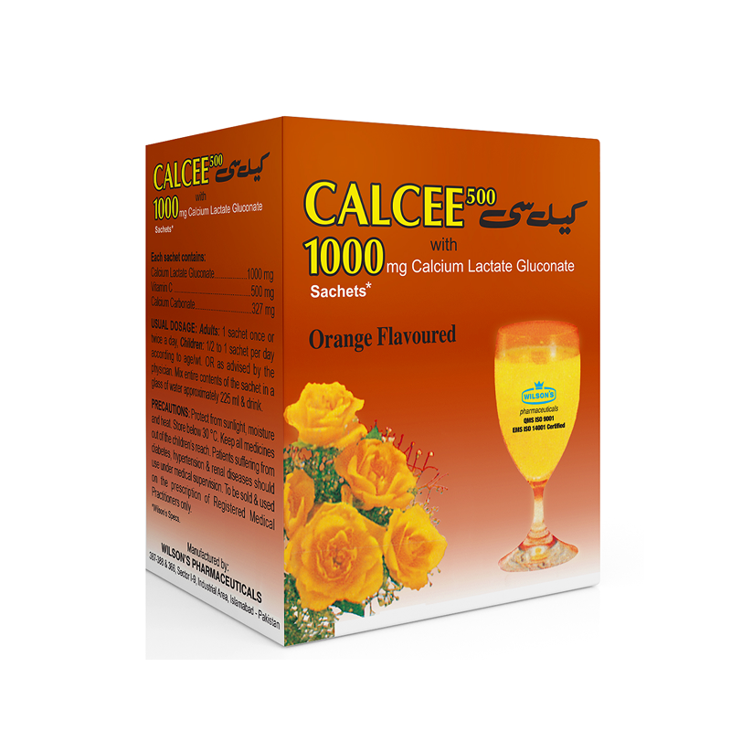 Wilson’s Calcee 500 sachet (Orange)