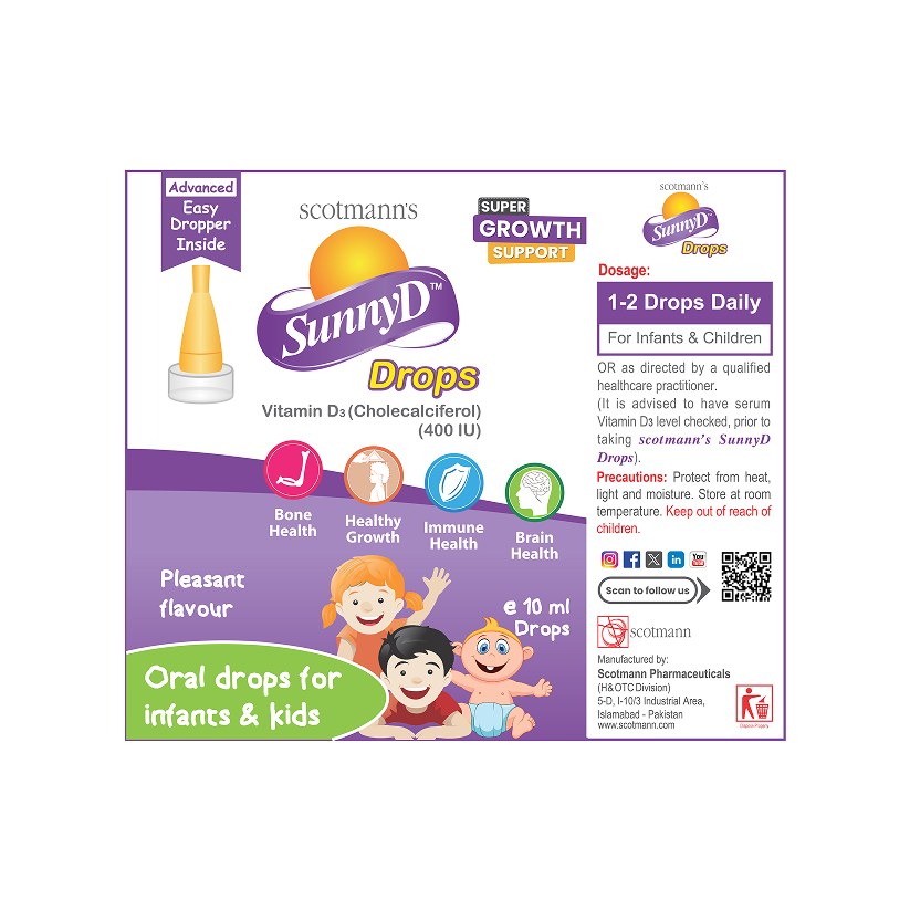 Scotmann’s SunnyD Oral Drops - (Infants & Kids)