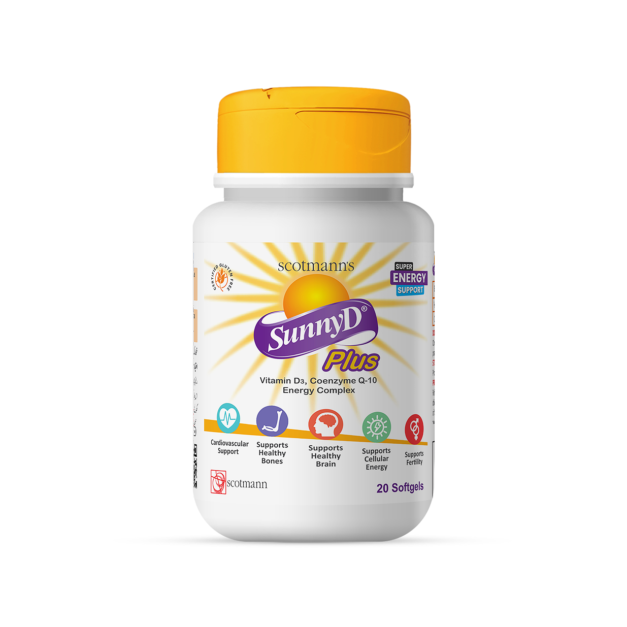 Scotmann’s SunnyD Plus - 20 Softgels