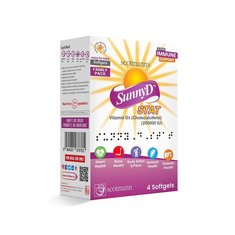 Scotmann’s SunnyD Stat Softgel - Family Pack