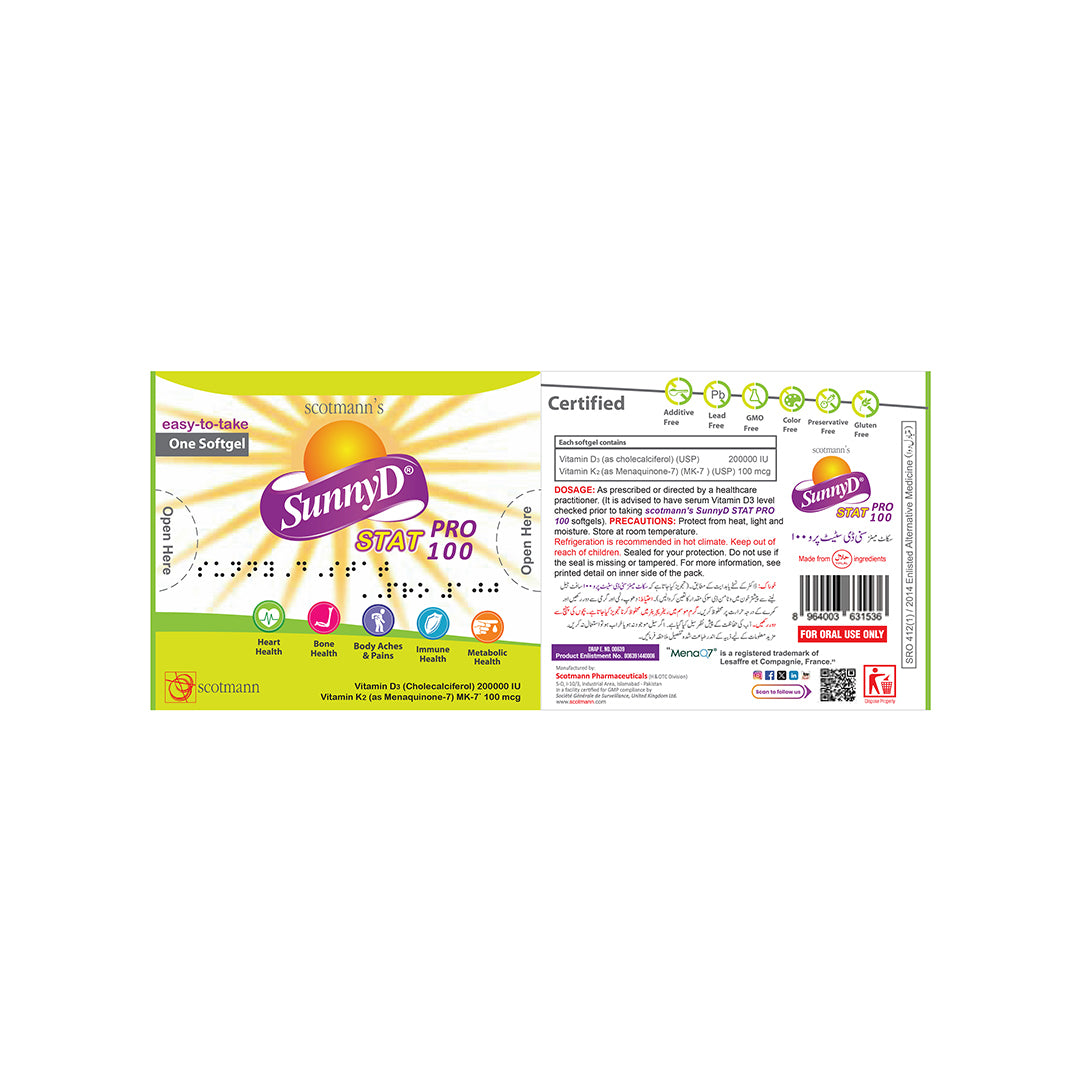 Scotmann’s SunnyD STAT PRO 100 — 1 Softgel