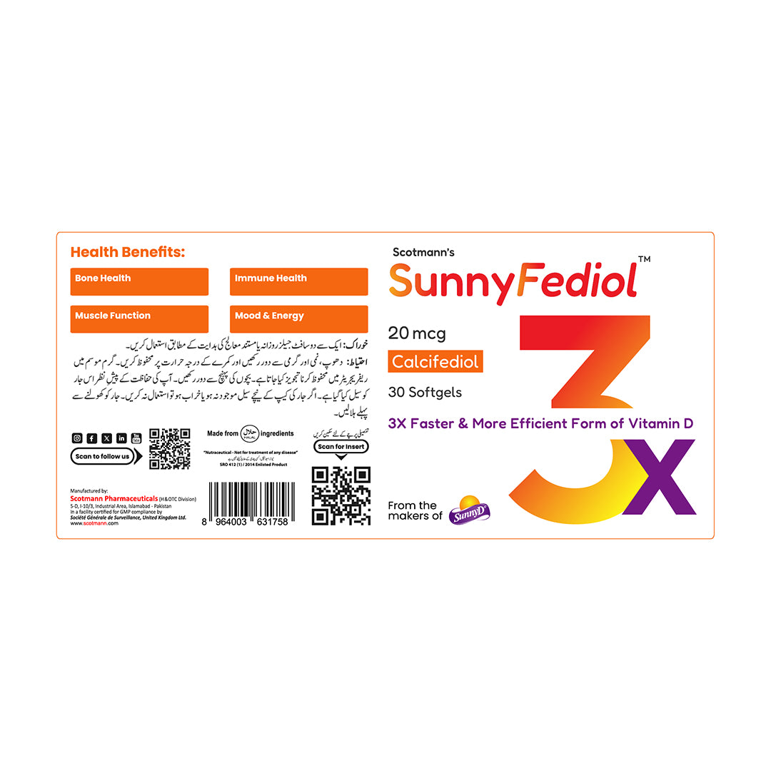 Sunny Fediol 20 mcg – 30 Softgels