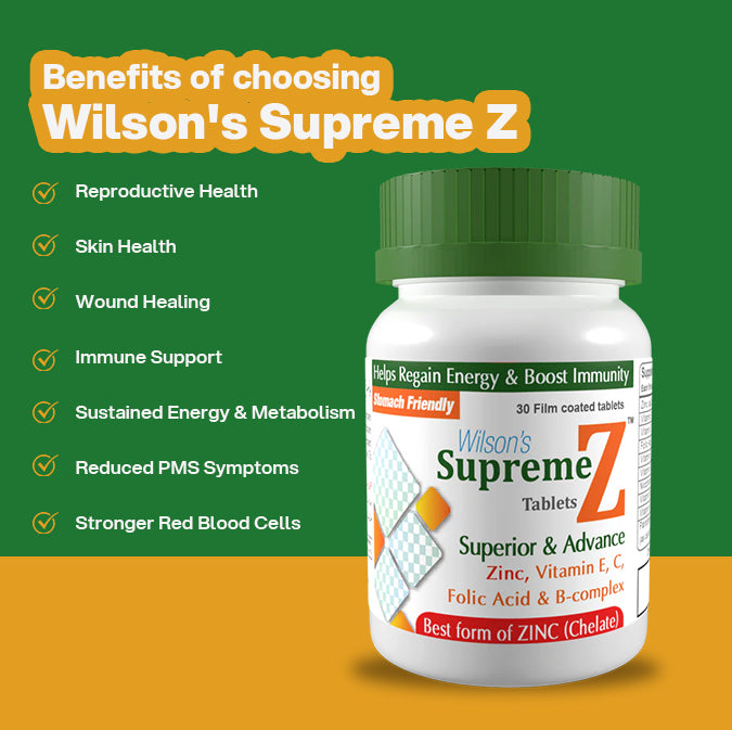 Wilson’s Supreme Z - 30 Tablets